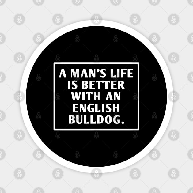 English Bulldog Magnet by BlackMeme94